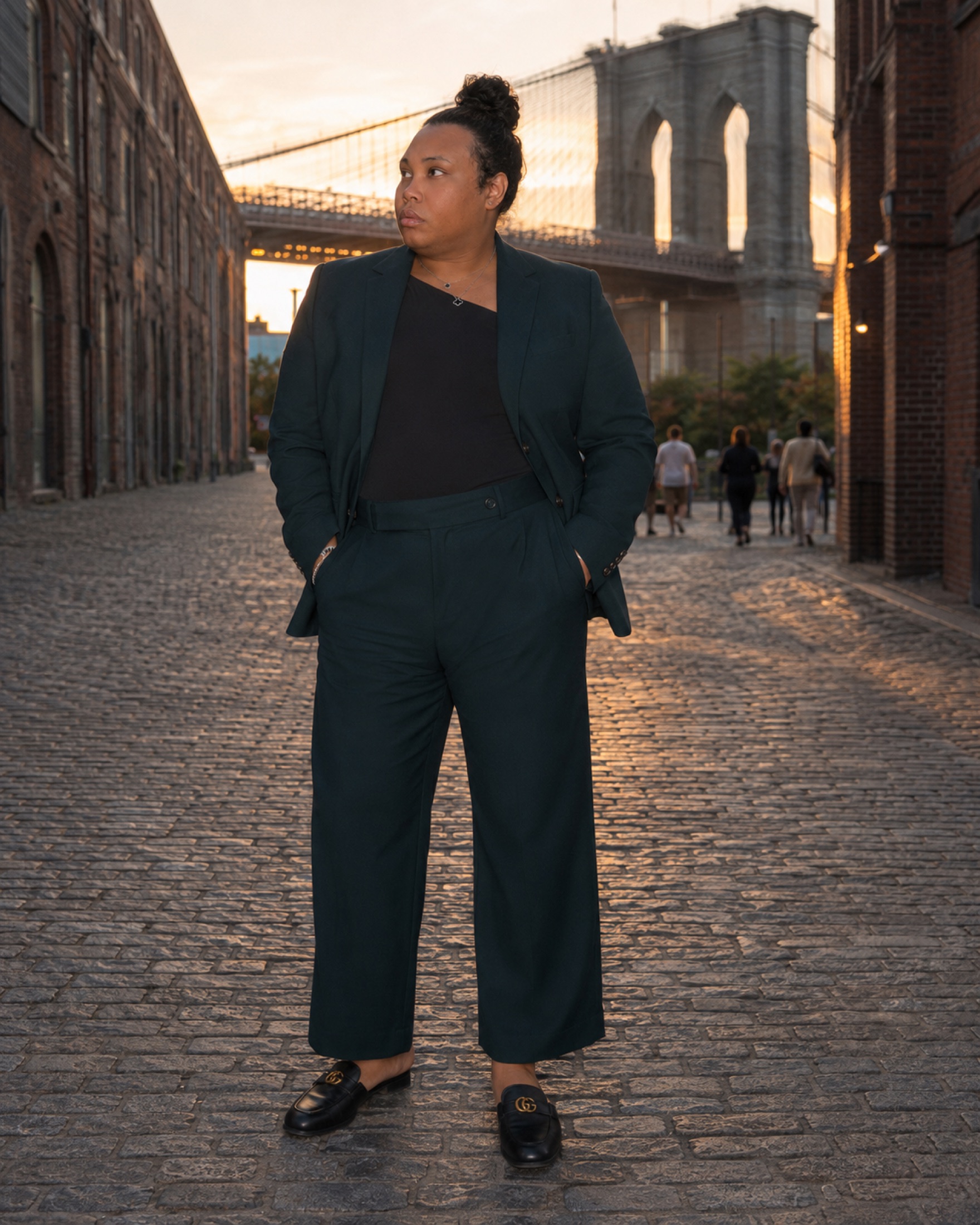 Daniel Lee Hue standing in Brooklyn